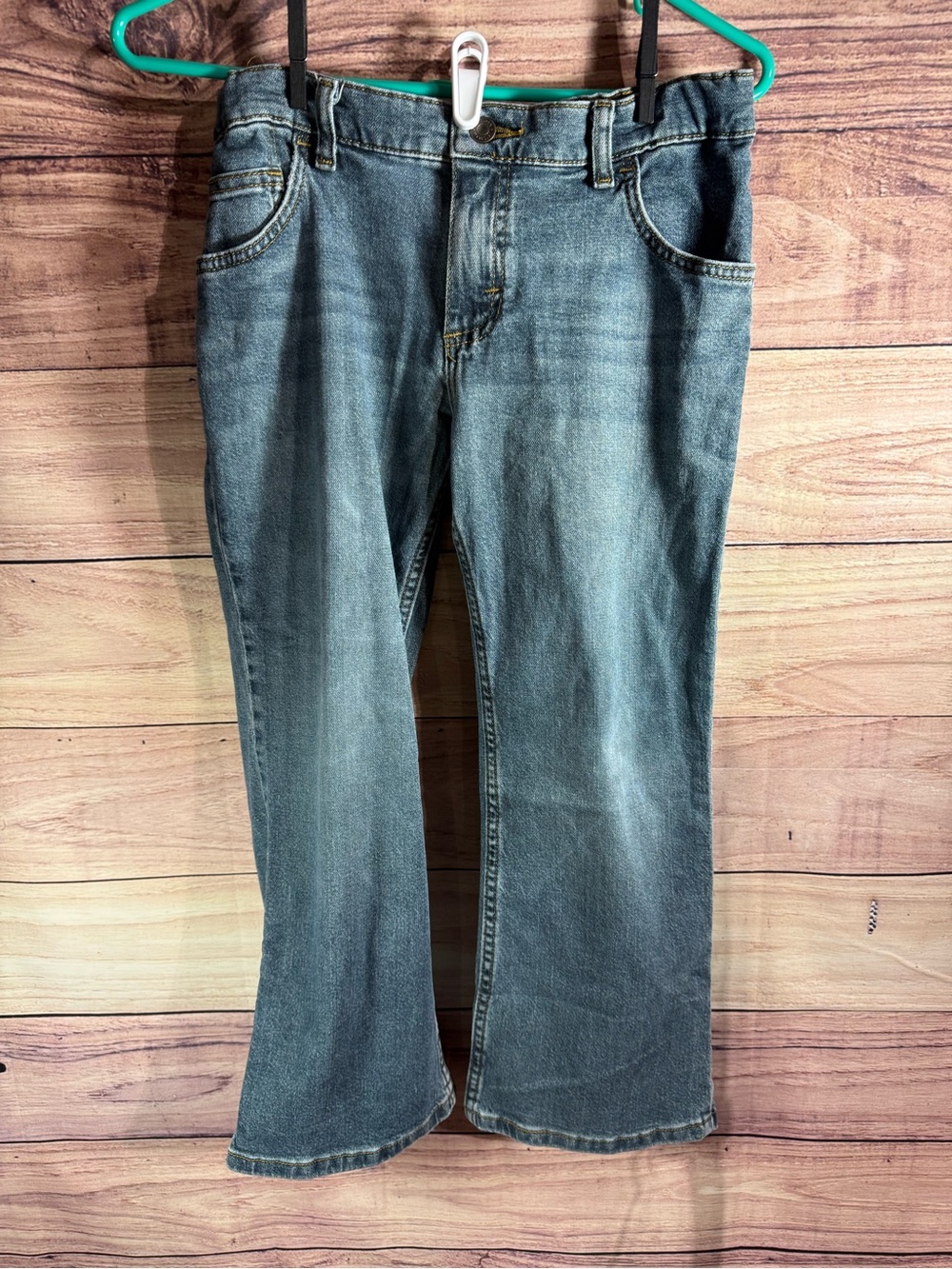 Wrangler Kids Blue Denim Jeans - Classic Straight 10 husky